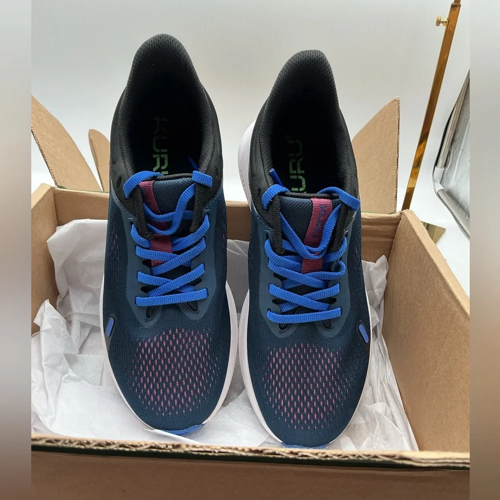 KURU ATOM Fusion Women's Athletic Shoe in Black and Blue size 11